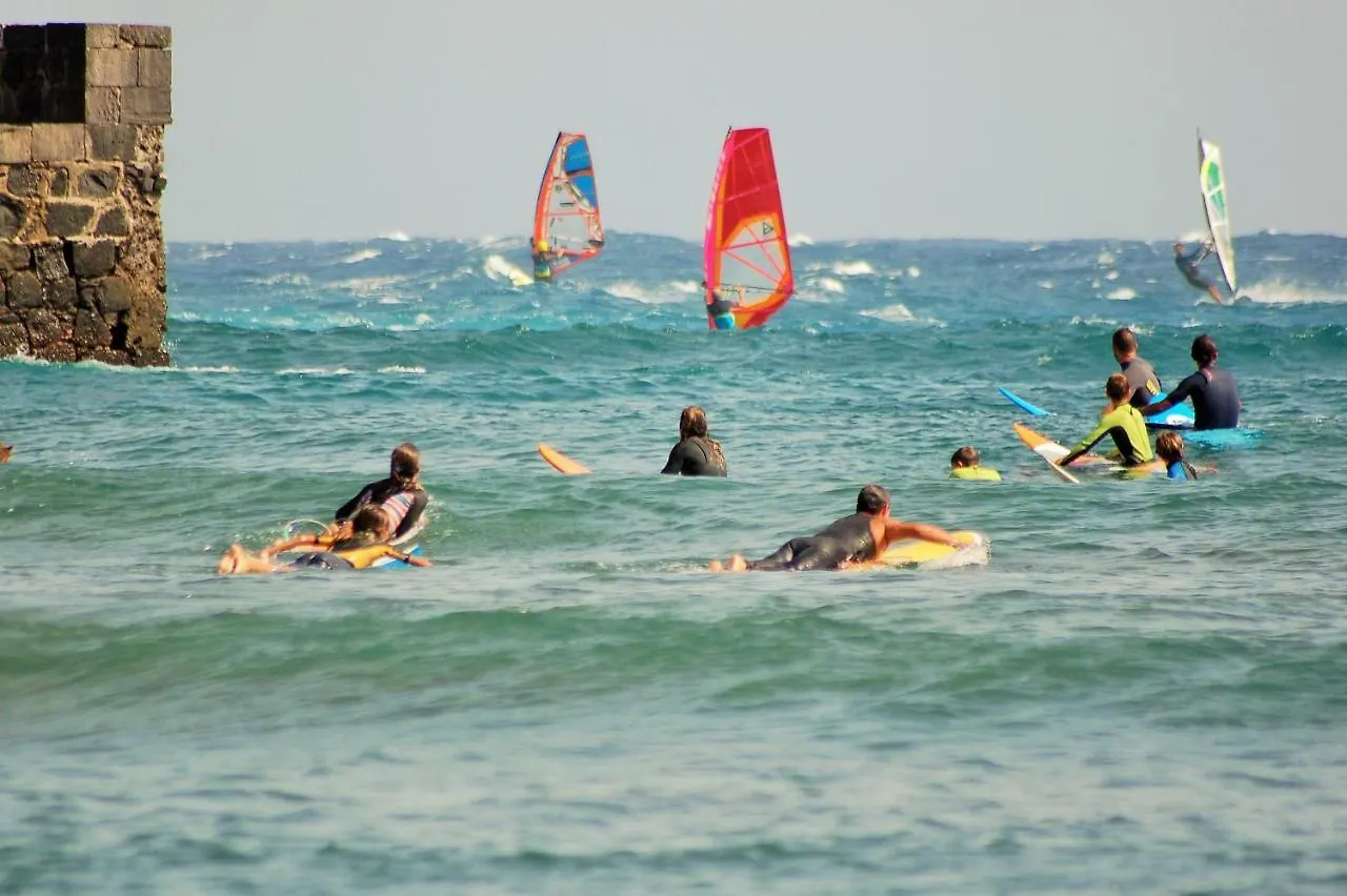 דירה אל מדאנו Alquilaencanarias-Medano Los Martines Beachfront A